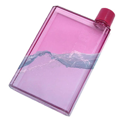 Flat Bottle Portable Stylish Drink Bottle BPA Free Water Bottle 350ml/420ml Book Drink Water Bottle For Sports Travel School