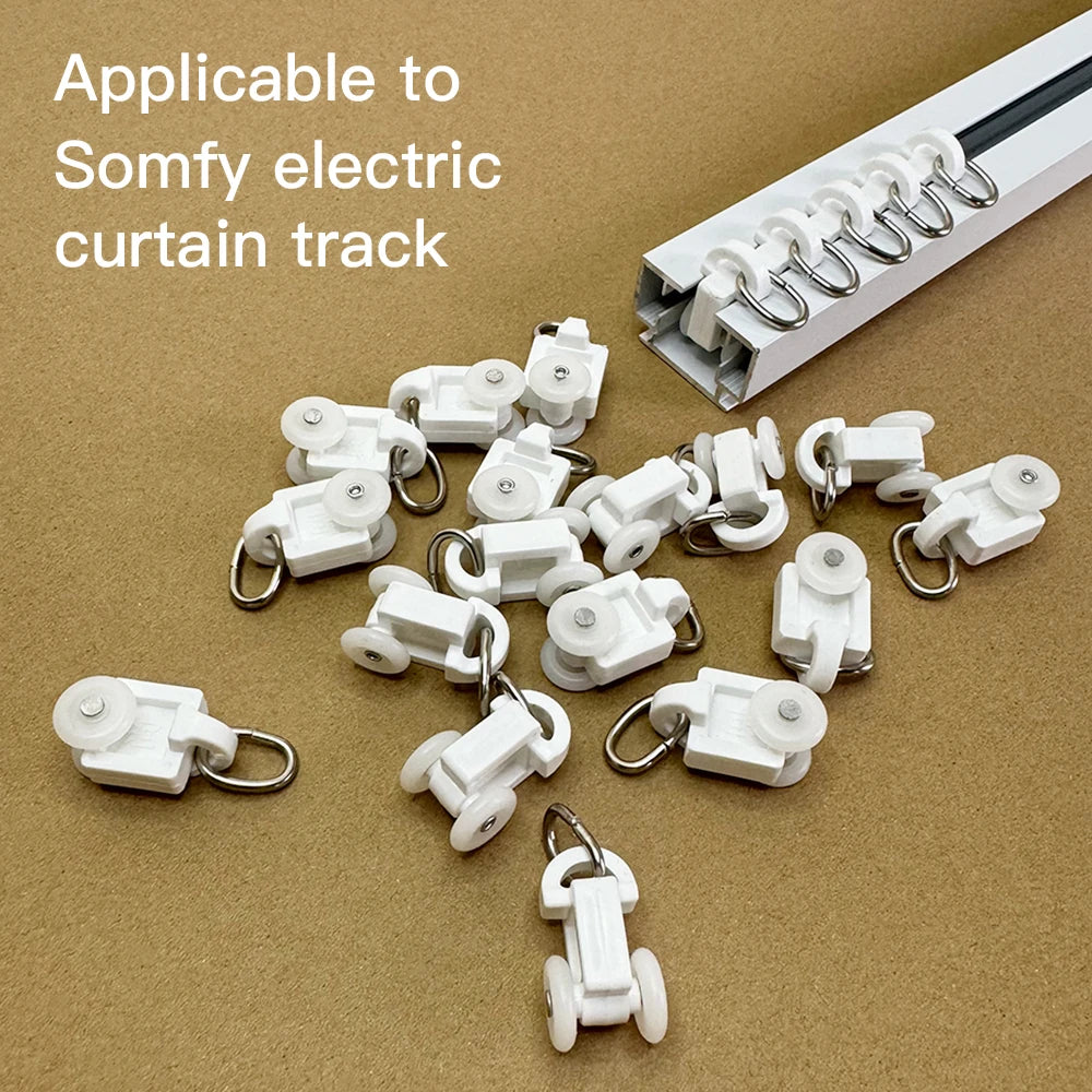 Curtain Runners for Somfy Curtain Rails Smart Home Curtain Track General Pulley Electronic Curtain Accessory