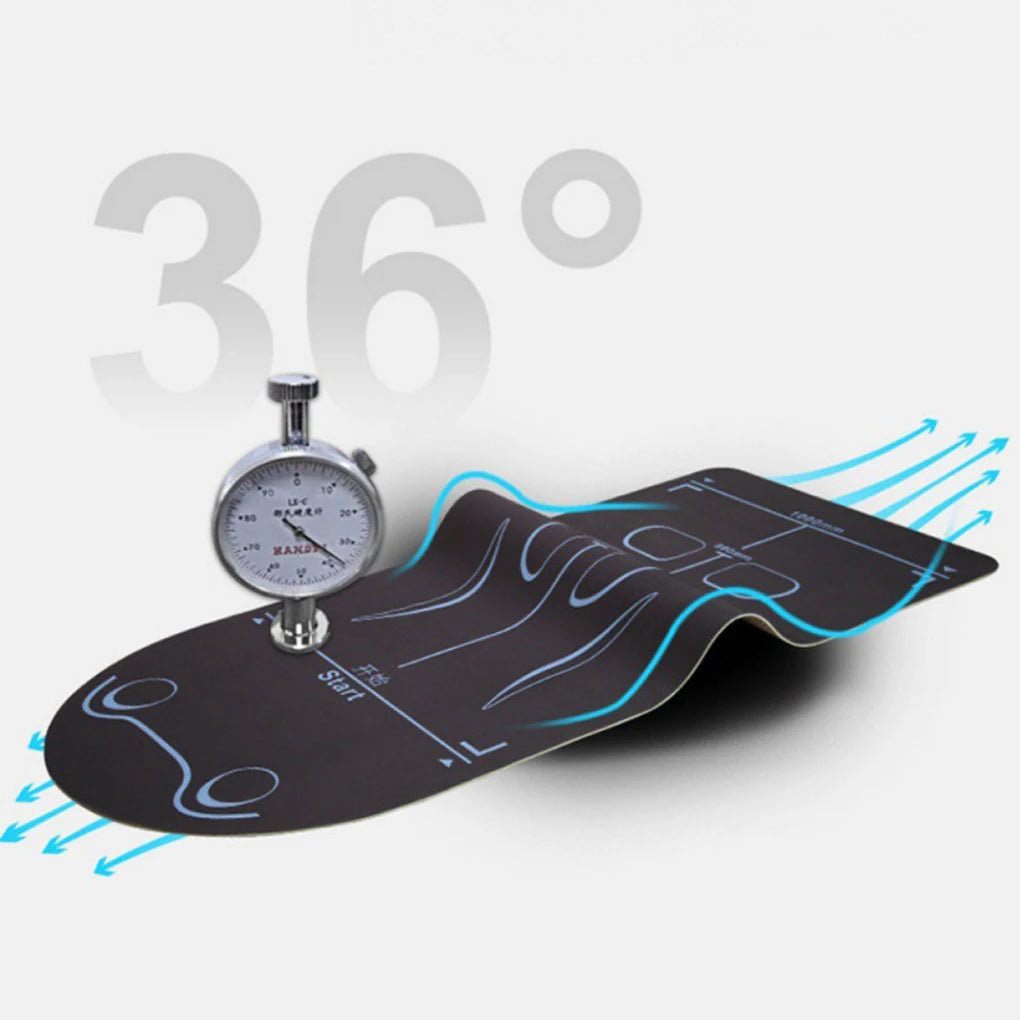 Yoga Mat Shock Anti-skid Gymnastics Mat Silent Kneeling Pad Gym Mat For Indoor Fitness Abdominal Training Core Workout Pilates