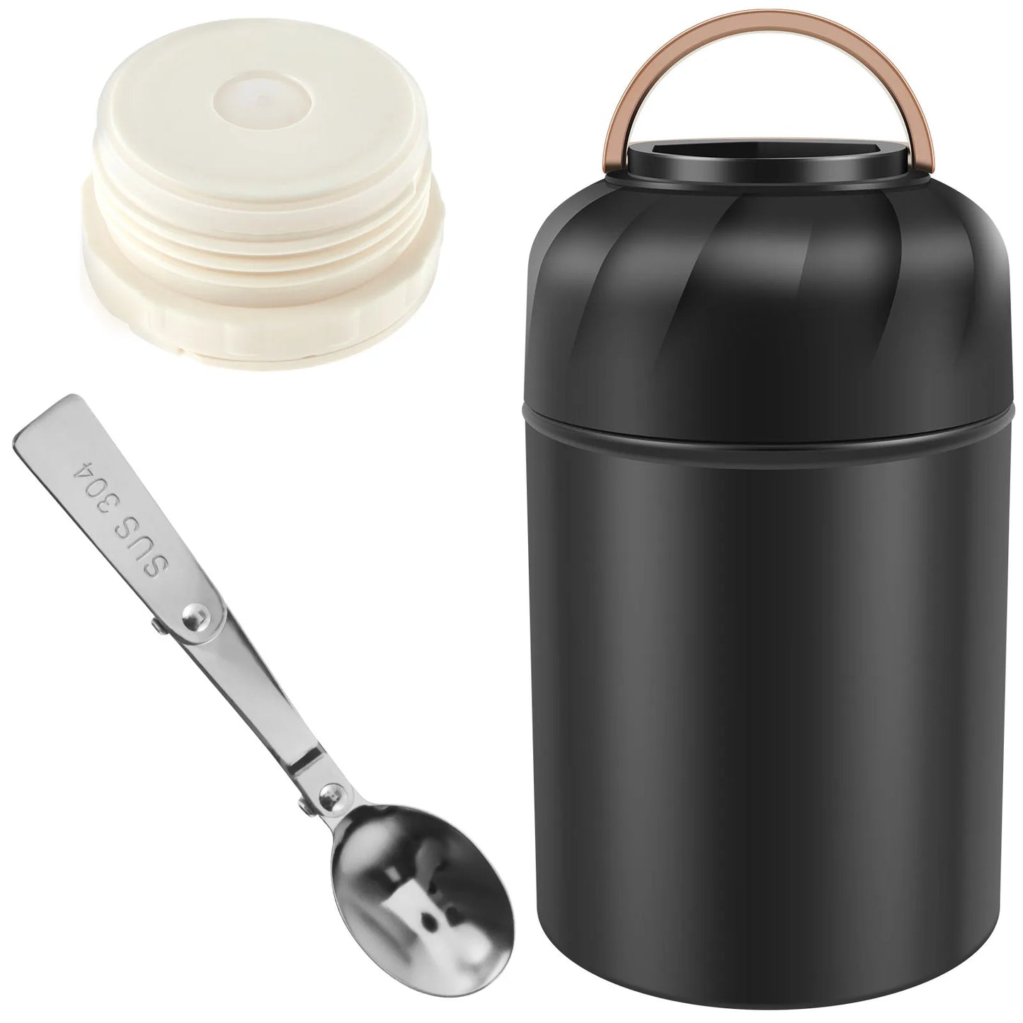 500ml Vacuum Insulated Food Jar Stainless Steel Insulated Food Thermos Leak Proof Thermo Food Jar Insulated Food Container