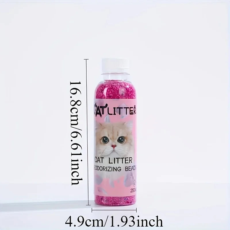 Litter Deodorant Beads 5 Aromas Quick Absorb Deodorizer for Kitty Toilet Granules Long Lasting Freshness Pet Cleaning Products