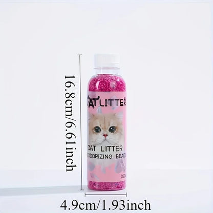 Litter Deodorant Beads 5 Aromas Quick Absorb Deodorizer for Kitty Toilet Granules Long Lasting Freshness Pet Cleaning Products