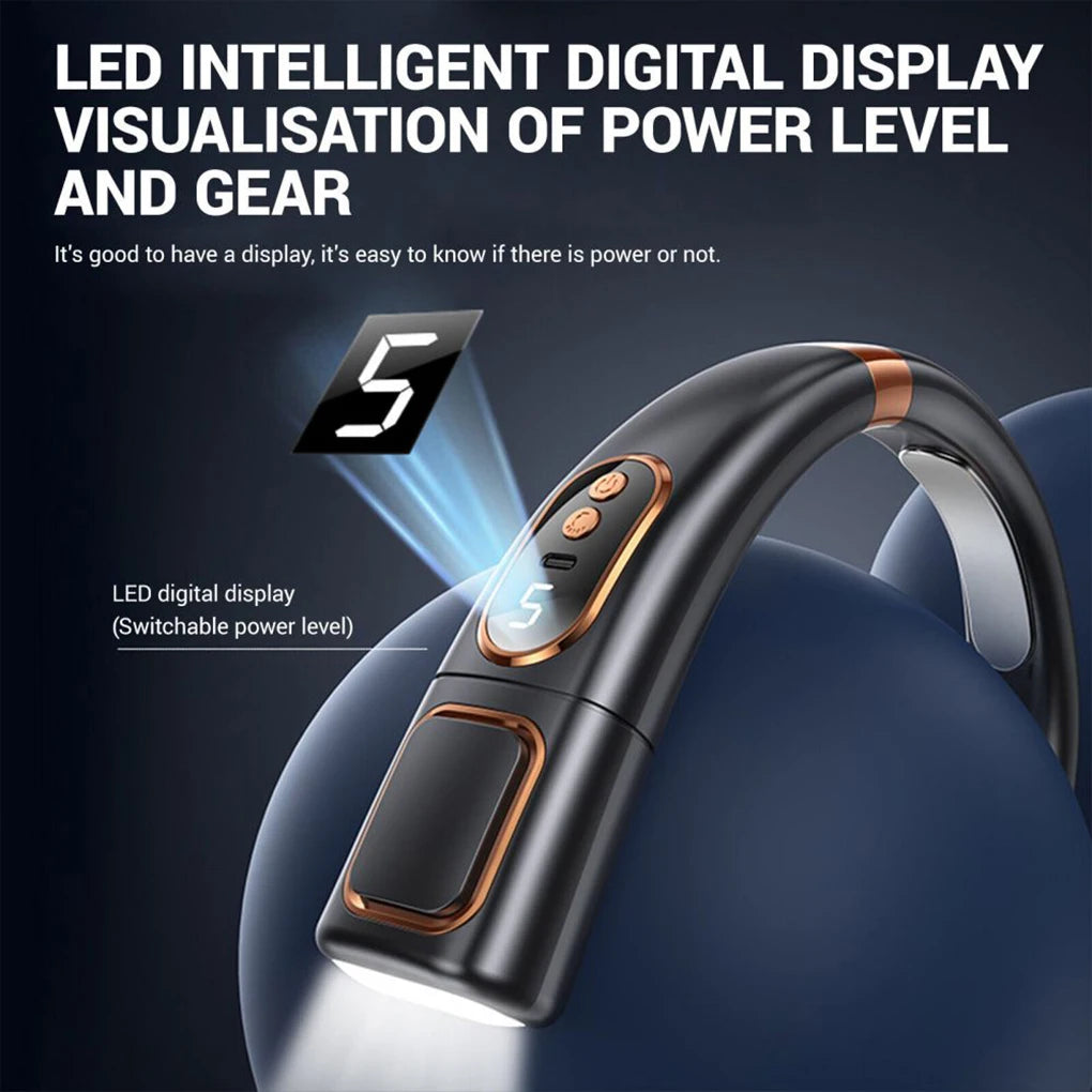 Neck Hanging Fan USB Charging Lazy Outdoor Portable Silent Turbo Neck Bladeless Mini Fan Summer Cool Best Gift For Friends Kids