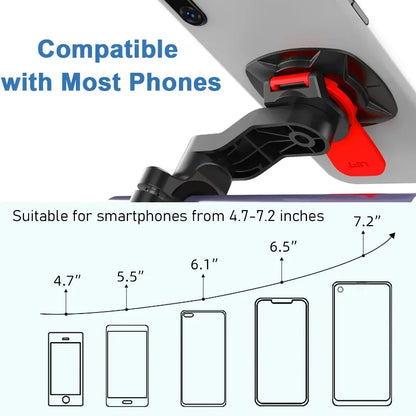 Motorcycle Phone Holder Mobile Phone Bracket Lock Shock-resistant Scooter Bike MTB Bicycle Phone Holder Phone Accessories