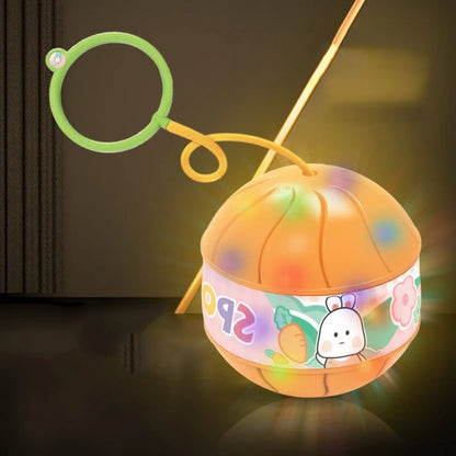 Foot Hoop Ball Luminous Foot Jumping Ball Skip Ropes Sports Exercise Sports Reaction Training Ball Height Growth on String