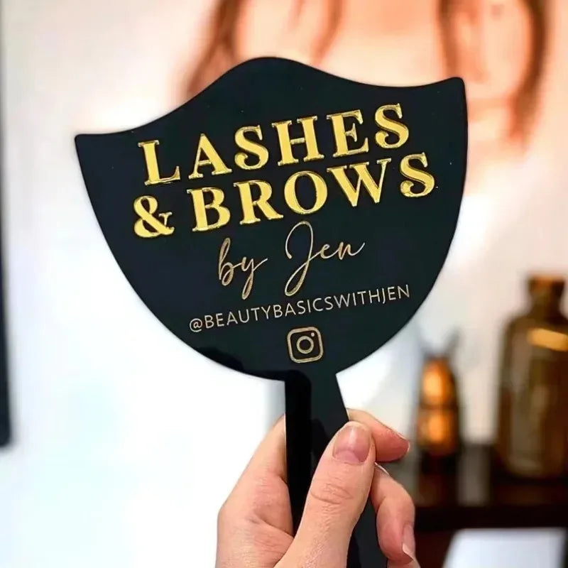 Lash Artist Social Media Face Prop  Personalised  Aesthetics Sign  Lash Sign  Salon Decor