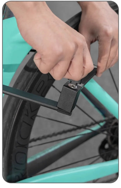 ROCKBROS Bike Lock Electric Bicycle Motorcycle MTB Road Bike Portable Anti-Theft Folding Password Lock Cycling Accessories