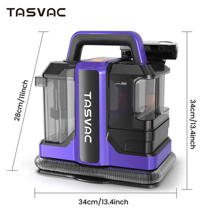 TASVAC C7 Portable Carpet & Upholstery Cleaner Machine for Pets, Stairs, Couch Area Rugs, Upholstery, Car Seat