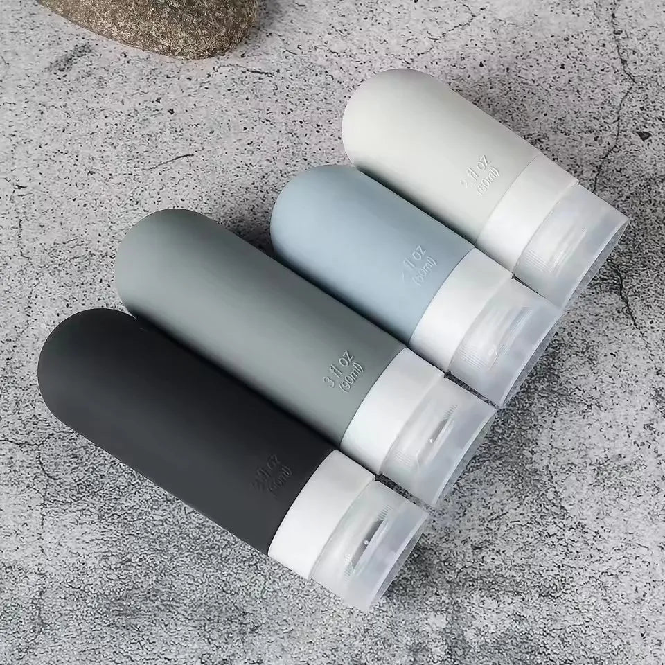 16Pcs Travel Bottle Set Leak-Proof Container Portable Refillable Toiletries Shampoo Conditioner Lotion Liquid Empty Bottles