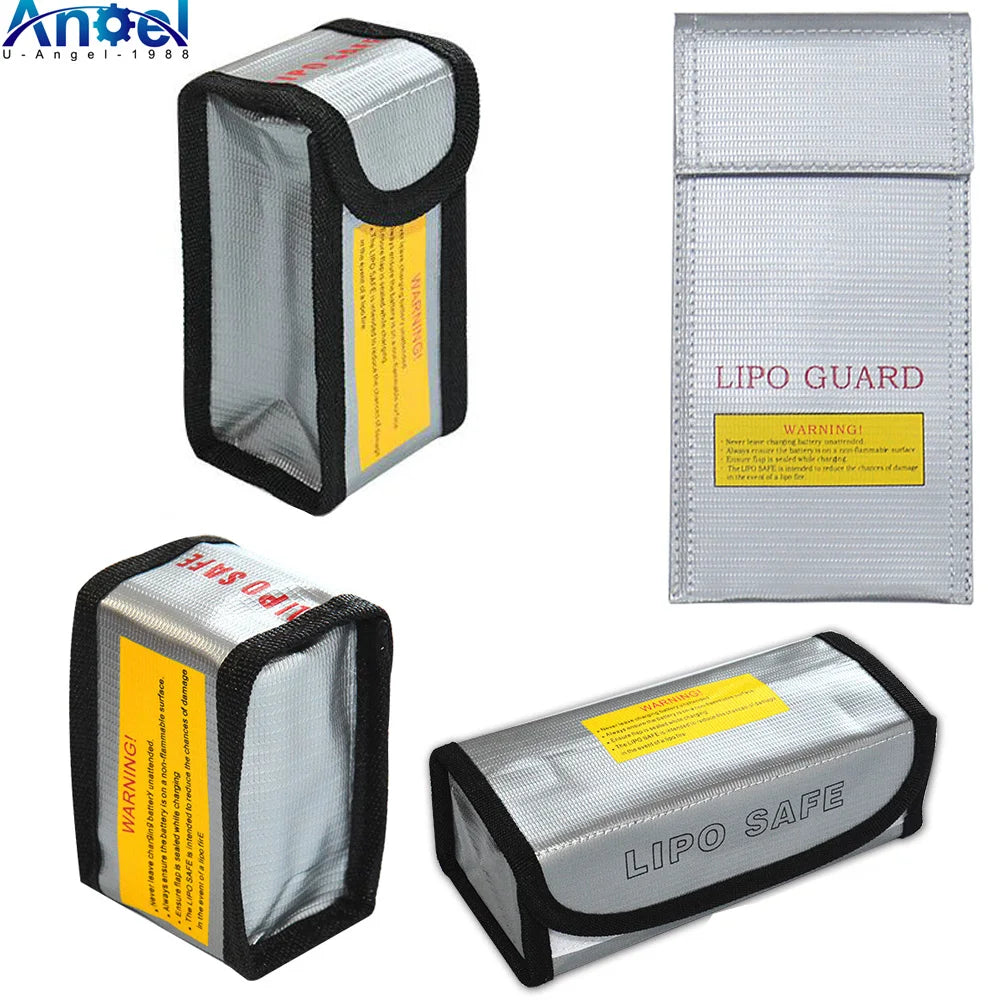 High Quality Fireproof & Waterproof Explosion-proof RC LiPo Battery Safety Bag Safe Guard Charge Sack 90*64*50MM