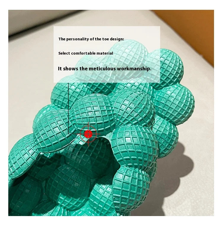 Flip-flops female summer wear ins fashion Korean version of all kinds of home indoor non-slip can wear flat slippers