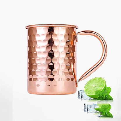 400ml 16.0oz Moscow Mule Mug Durable Copper Plated Beer Mugs Coffee Mug Milk Cup Cup Drinkware Cocktail kit