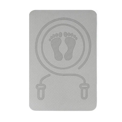 Jumping Rope Accessories Anti-noise Jump Rope Mat Non Slip TPE Yoga Fitness Mats Thickening Sweat Proof Skipping Mat Rope Sports