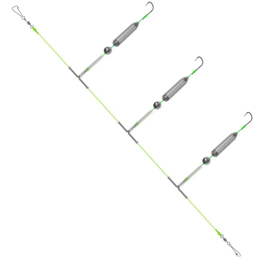 1pc 3 Hooks Fishing Hair Rigs Hook Iseni hook barb Carp Fishing Hook Suspension Anti Bottom Carp Rigs Fishing Lure