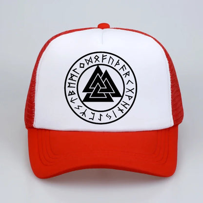 pagan amulet Men cap Scandinavian Viking jewelry Odin 's Symbol of Norse Viking Warrior Slavic Norway Valknut Baseball Caps
