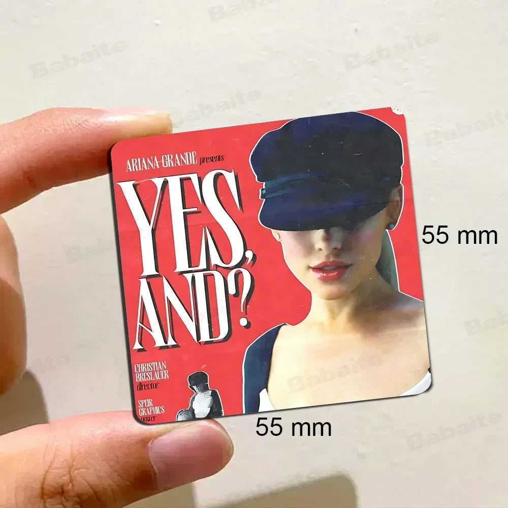 Singer A-Ariana Grande Fridge  Magnet Personalized Fridge Magnet Square Shape Fridge Refrigerator Wall Door Decoration