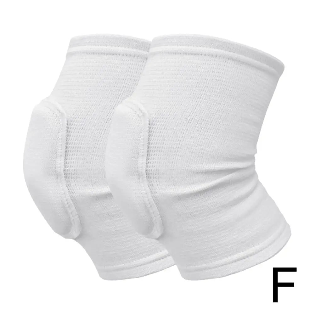 1 Pair Sports Compression Knee Pads Elastic Knee Protector Thickened Sponge Knees Brace Support For Dancing Workout Training