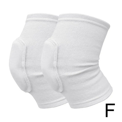 1 Pair Sports Compression Knee Pads Elastic Knee Protector Thickened Sponge Knees Brace Support For Dancing Workout Training
