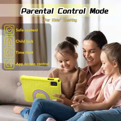 10.1 inch Android 15 Kids Tablet 8GB(4+4 Expand) RAM 64GB ROM 5000Mah Octa-core Children Learning Educational Children's Tablets