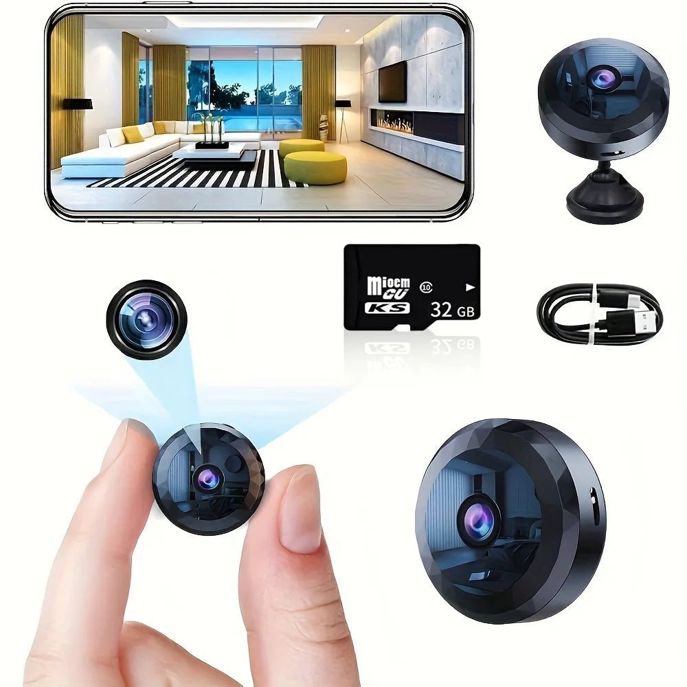 1080P Mini HD WiFi Security Wireless Camera HD Security Protection Voice Video Surveillance Night Version Camcorder﻿