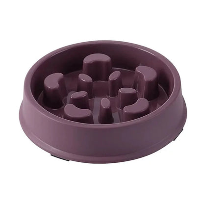 Pet Dog Slow Feeder Bowl Puppy Non Slip Puzzle Bowl Anti-Gulping Pet Slower Food Feeding Dishes Dog Bowl for Medium Small Dogs