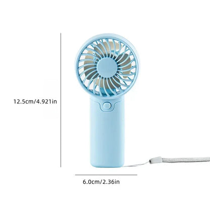 Portable Pocket Battery Fans Summer Mini Handheld Small Fans Suitable for Dormitory Outdoor Office Outdoor Travel Camping Use