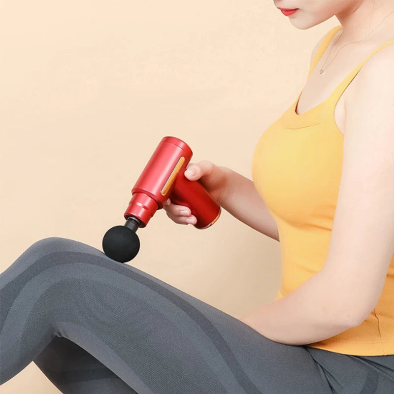Portable Fascia Gun Deep Tissue Massage Mini Lightweight and Adjustable Speed Massage Equipment Suitable for the Whole Body