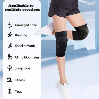 1 Pair Knee Elbow Pads Brace Support for Cycling Snowboard Roller Skating Skateboard Extreme Sports Protective Gear Kneepads