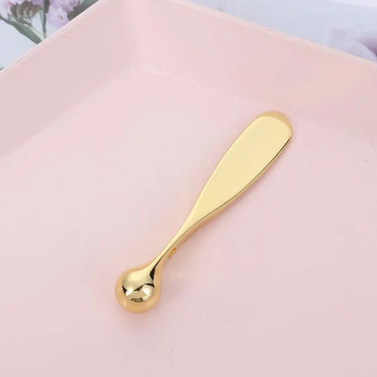 Anti Wrinkle Eye Cream Spoon Applicator Tool Mixing Spatulas Metal Face Mask Spoon Sticks Eye Cream Massage Sticks Beauty Scoop