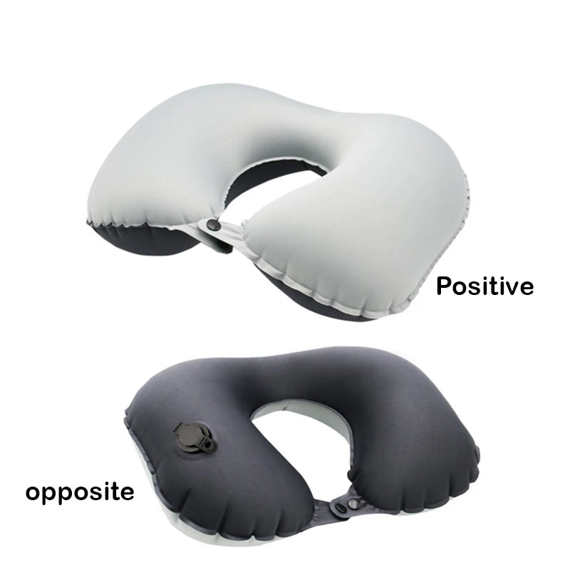 Inflatable Neck Pillow for Travel, Inflatable Travel Pillow for Airplane, Neck Air Pillow, Travel Neck Support