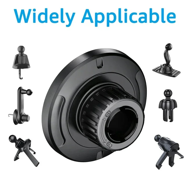 Phone Holder Magnet Brackets For MagSafe Car Mount Accessories Universal Magnetic Car Holder Suitable For 17mm Ball Head Base