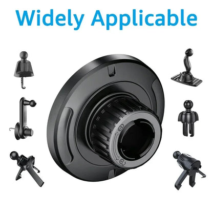 Phone Holder Magnet Brackets For MagSafe Car Mount Accessories Universal Magnetic Car Holder Suitable For 17mm Ball Head Base