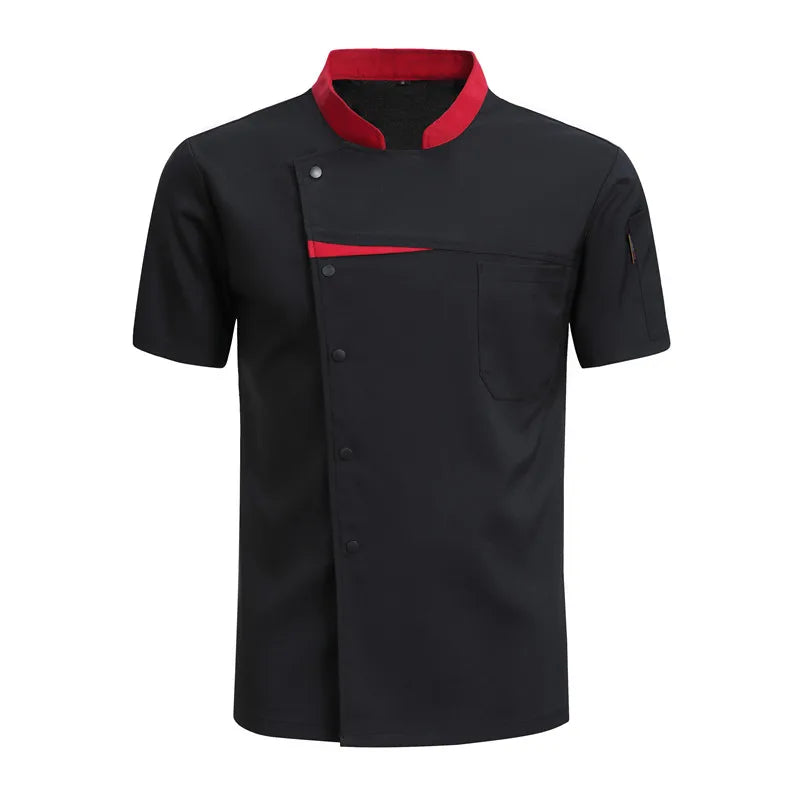 Kitchen Chef Shirts Cook Wear Hotel  Uniform Catering Cooking Clothes Chef Coat Jacket Professional Kitchen Costume Designer