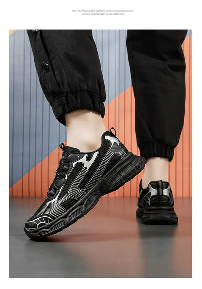 Sneakers Women Trends  Platform Shoes Lightweight Outdoor Sports Shoes Breathable Running Shoes Lace Up Casual