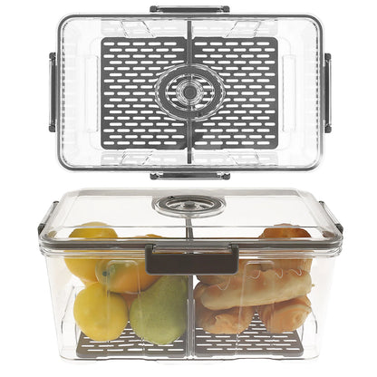 Bread Box Rectangular Airtight Bread Storage Container Bread Keeper Time Recording Bread Holder with Vacuum Pump for Kitchen New