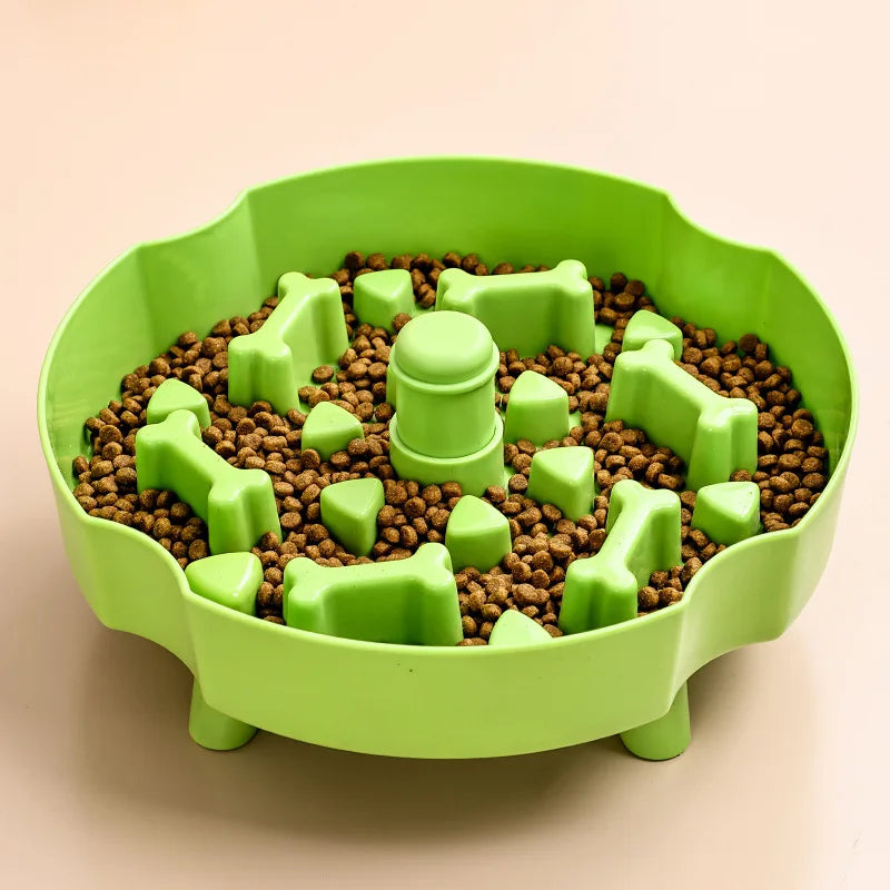 Dog slow feeder bowl, anti-choking bowl, rotating basin, cat bowl, educational toy, anti-slip slow feeder basin, pet supplies