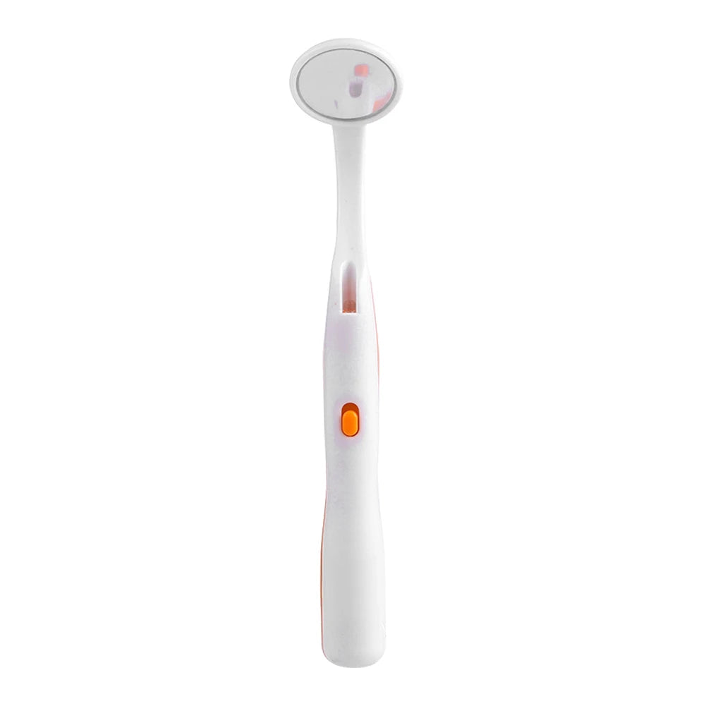 LED Lighting Dental Mouth Mirror Super Bright Teeth Whiten Clean Checking Tool