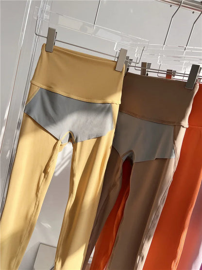 No need wear Underware Yoga Sport Pant Fitness Workout Tights and Soft Women High Waist Running Gym Leggings