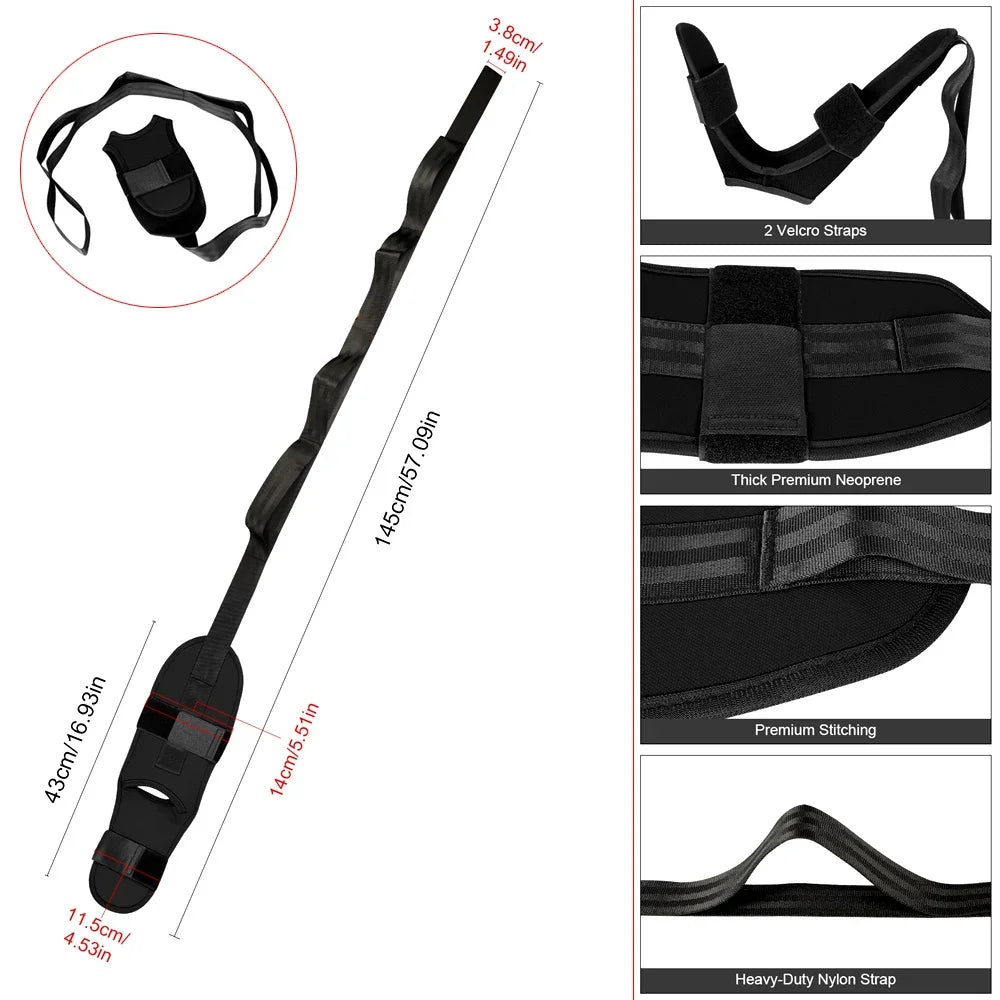 Yoga Fascia Stretcher, Fitness Pedal Stretcher - Used for Leg Extension, Rehabilitation Training, and Muscle Relaxation