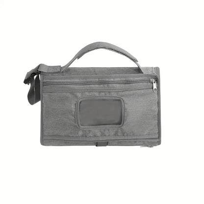 Portable Diaper Changing Pad For Baby Travel Outdoor Changing Pad Waterproof Changing Mat With Storage Bag Hanging Baby Stroller