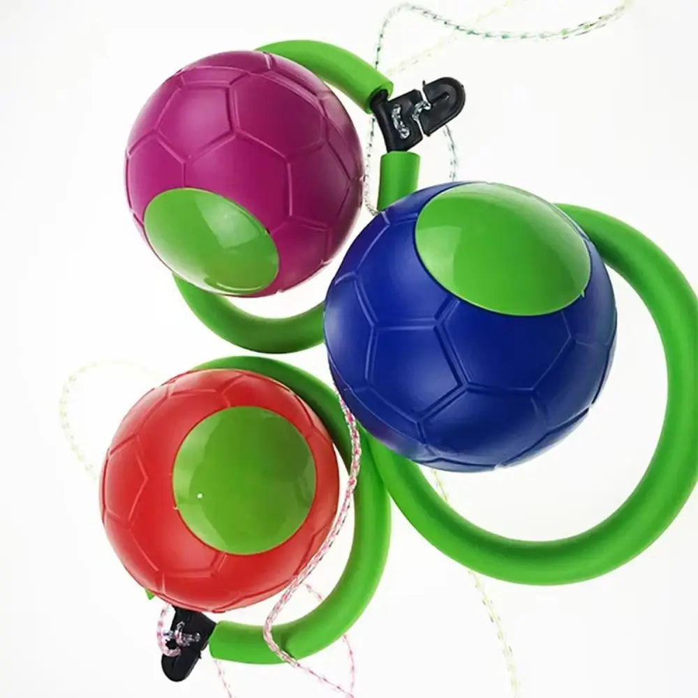 Foot Hoop Ball Foot Jumping Ball on String Exercise Sports Reaction Training Ball Skip Ropes Sports Height Growth