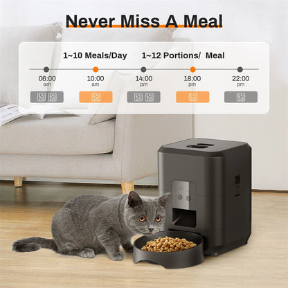 New Automatic Pet Feeder WiFi Version Automatic Cat Food Distributor Intelligently Controlled Pet Feeder Dog Feeder Pet Supplies