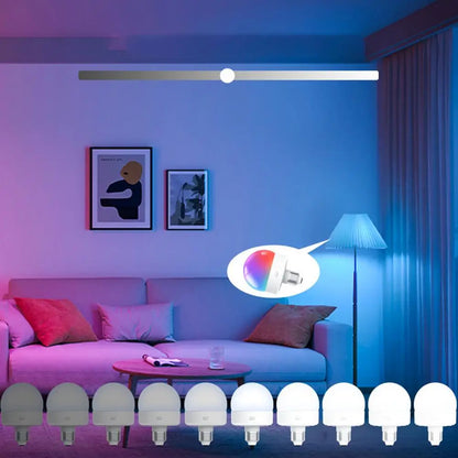 Remote Control Bulbs Color Changing LED Light Bulbs Detachable Magnetic Rgb Smart Rechargeable Bulbs Night Light Lighting