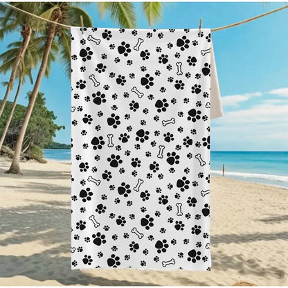 Oversized Rainbow Striped Beach Towel Vibrant Rainbow Colors Quick-Dry Microfiber Strong Wrap Design Beach & Pool Use Beach