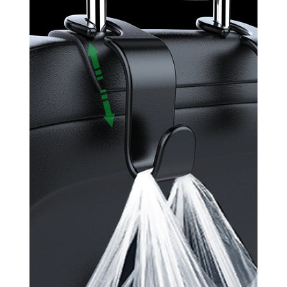 Seat Back Headrest Purse Hanging Hook Car Hanger Storage Baby Accessories Round Head Shape Car Hook