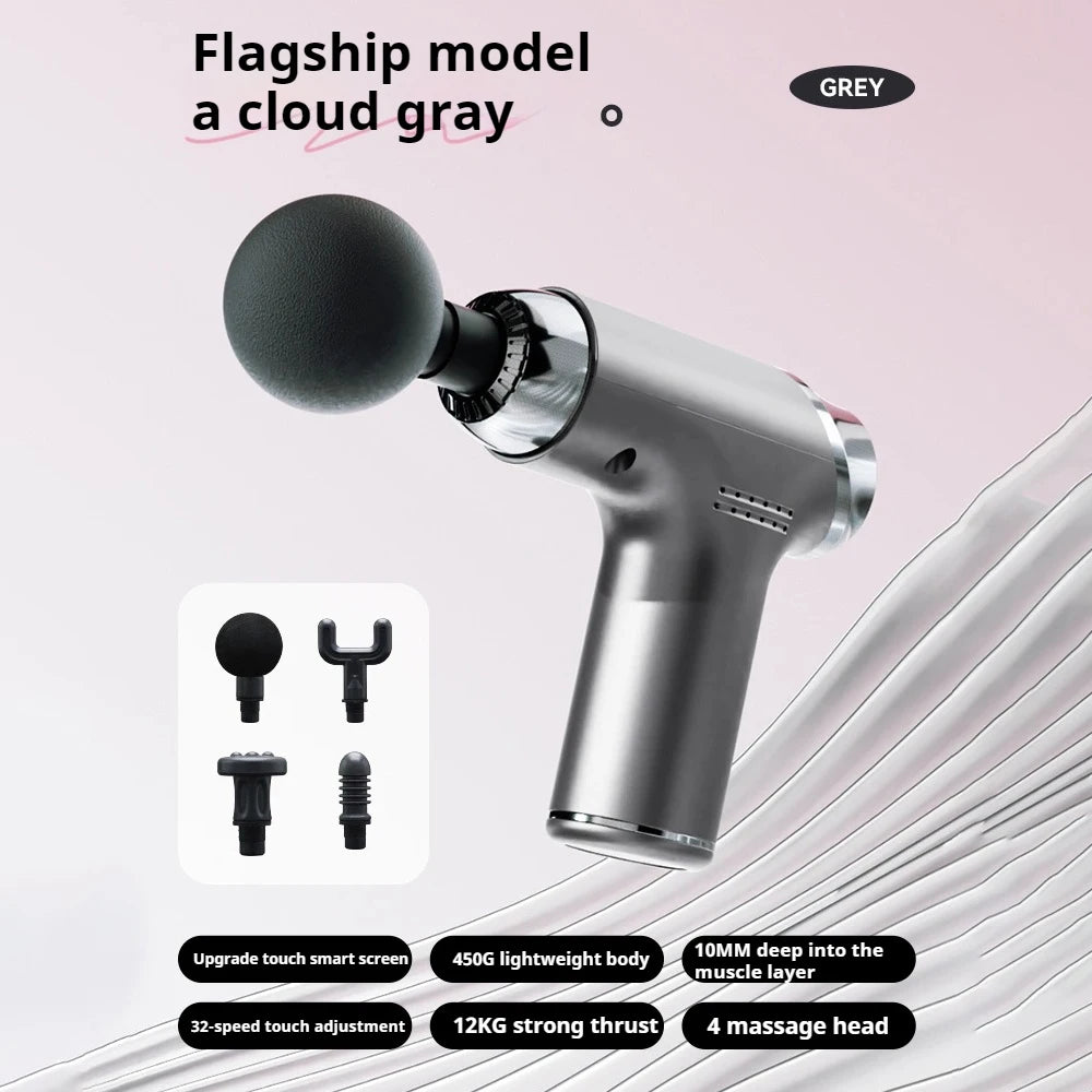 Mini Massage Gun Deep Tissue Muscle Relief Electric Portable for Home Gym Sports Recovery Rechargeable Tool