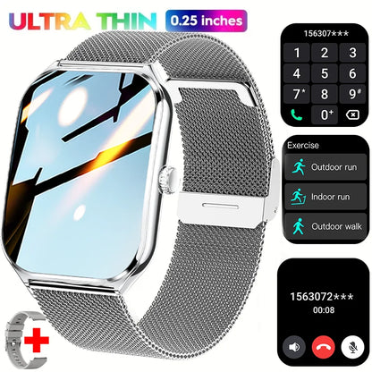 2025 A new smart watch, 1.96-inch sports watch, IP67 waterproof, 110+ sports mode, fitness activity tracker, ultra-thin watch.