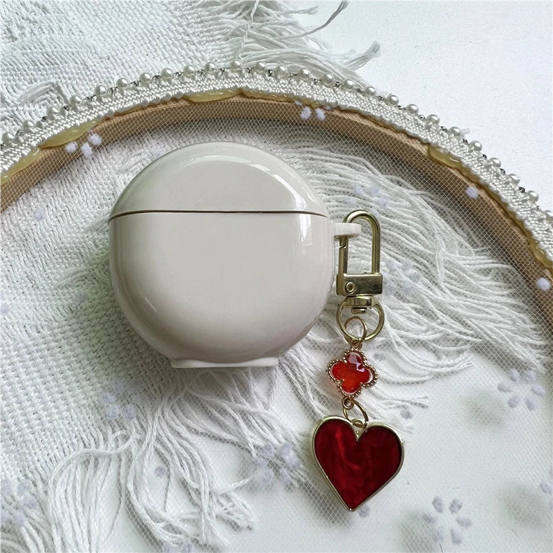 Cute Keyring Case for Lenovo HT38 Protective Cover Wireless Bluetooth Headphone Case for Lenovo HT38 Earbuds Cover