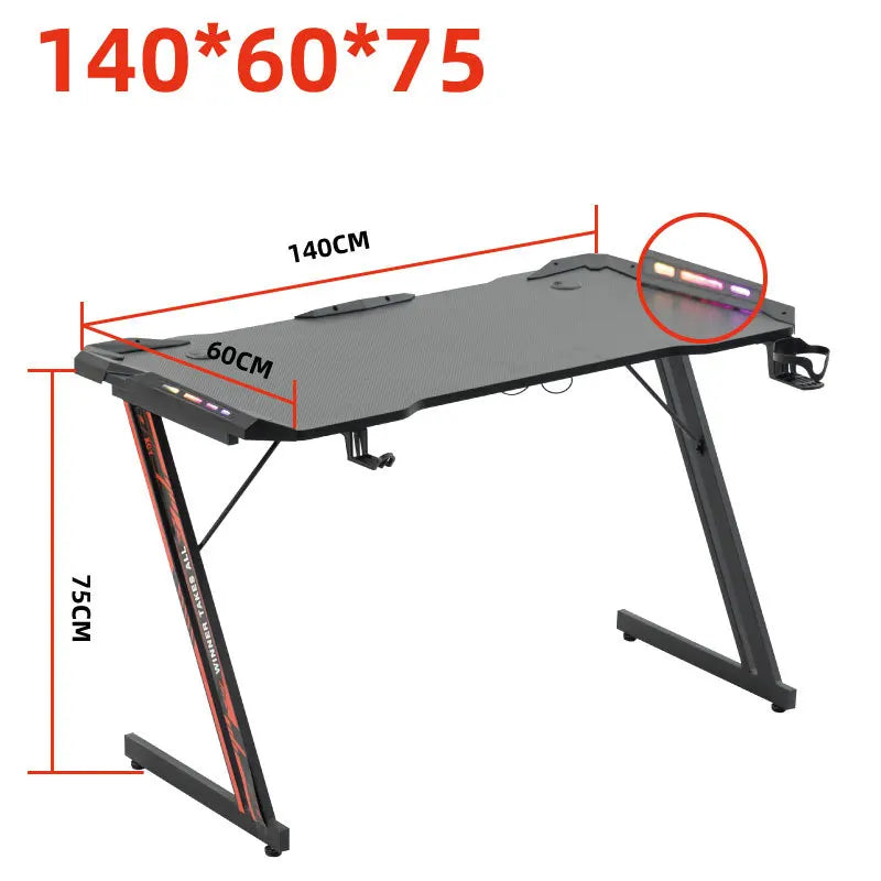 E-sports Table Game Workbench Home Desktop Computer Table Electronic Sports Table Home Bedroom Desk Integrated Combination