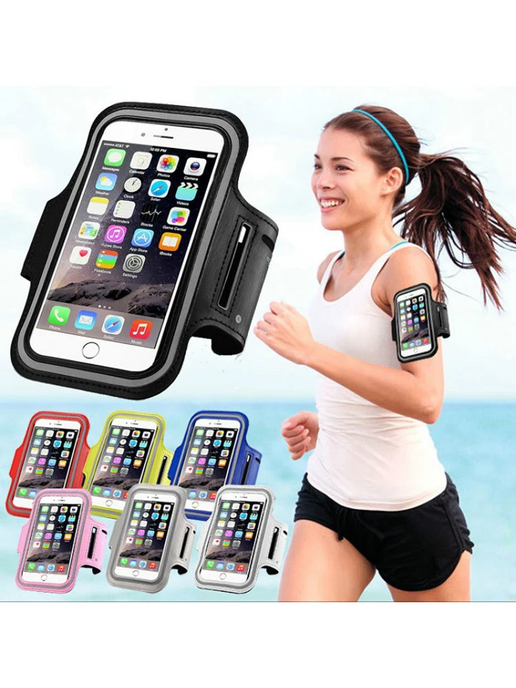 Sports Running Mobile Phone Arm Bag Outdoor Mobile Phone Bag Unisex Armband Mobile Phone Arm Sleeve Wrist Bag Waterproof